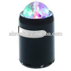 Stereo portable wireless bluetooth speaker light