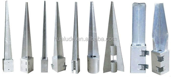 fence post metal pole anchors & post anchor