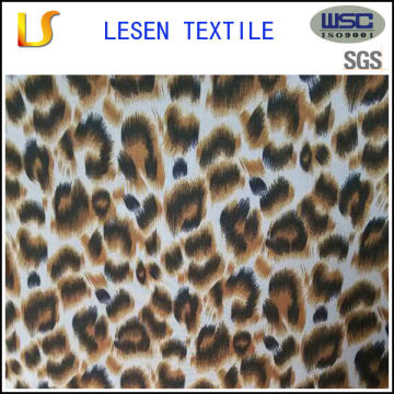 leopard print polyester fabric