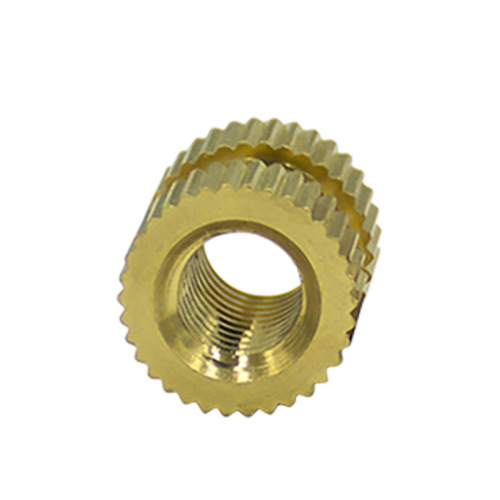 M2 brass knurled thread insert nut