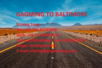 Foshan Gaoming Sea Freight to United States Baltimore