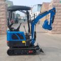 1.7 ton mini rubber track excavator