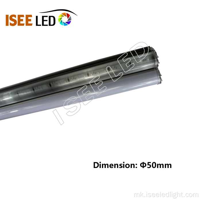 DMX RGB Шарена LED цевка за осветлување DC12V