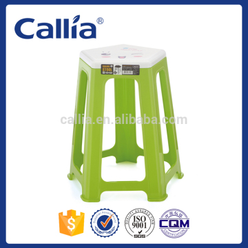 High Quality Colorful Plastic Chair Pentagonal Stool