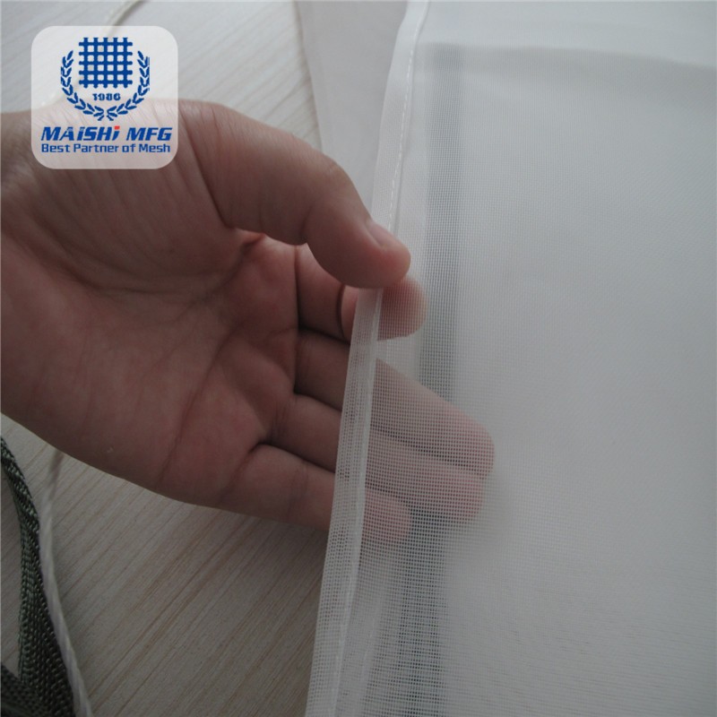 Corrosion-resistant white nylon material flour screen