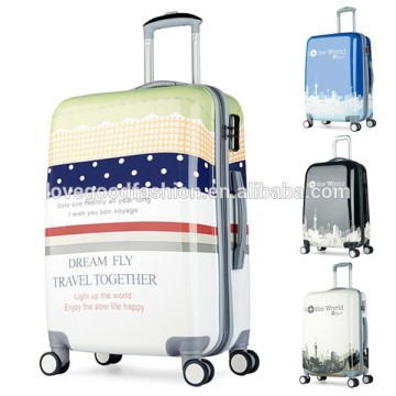 Colorful Abs Luggage,Hardshell Luggage,Abs+Pc Trolley Luggage Suitcase