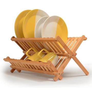 Collapsible Bamboo Drying Dish Rack