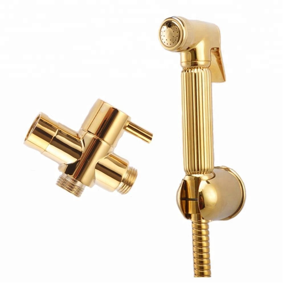 Vàng Brass cầm tay Bidet Sprayer