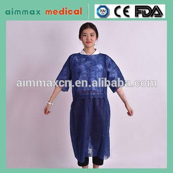 Factory wholesale pp isolation gown non woven protective gown