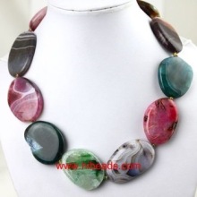 natural smooth gemstone beads,semi-precious jewelry necklace TSN0063