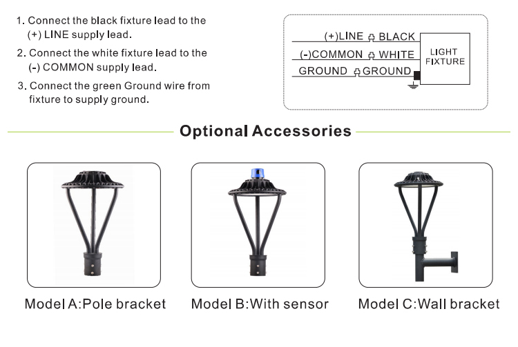 China BBIER OEM new 30w 50w 75w 100w waterproof ip65 yard courtyard lawn LED garden light outdoor lighting ce