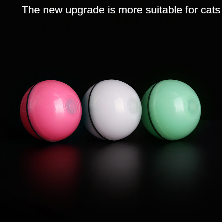 Amazon Popular Promotion USB Charging 360 Degree Auto-rotating Cat Toy Ball Interactive Smart Pet Supplies