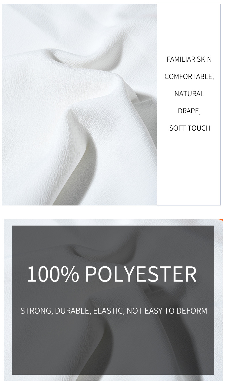 Semi-recycled glossy radial fabric
