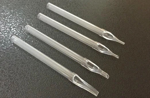 Disposable Plastic Tattoo Sterile Tips Needle Supply Round for Needle