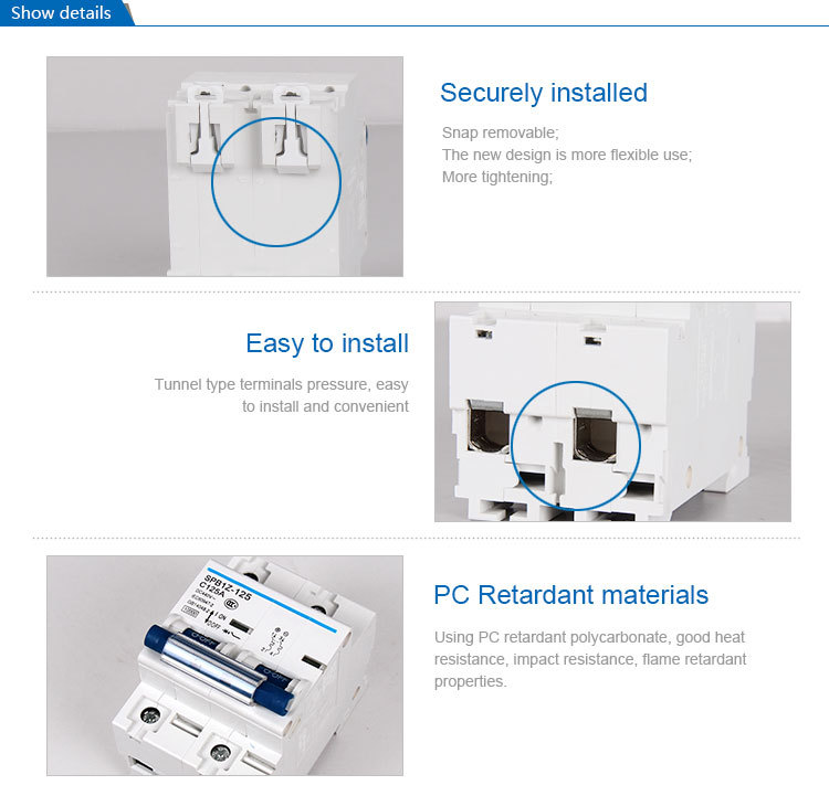 SAIP/SAIPWELL Hot Sales DC RoHS certificated Breaker Mccb