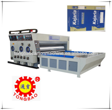 double-color printing & slotting machine