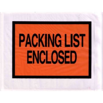 Customized Plastic packing list envelope