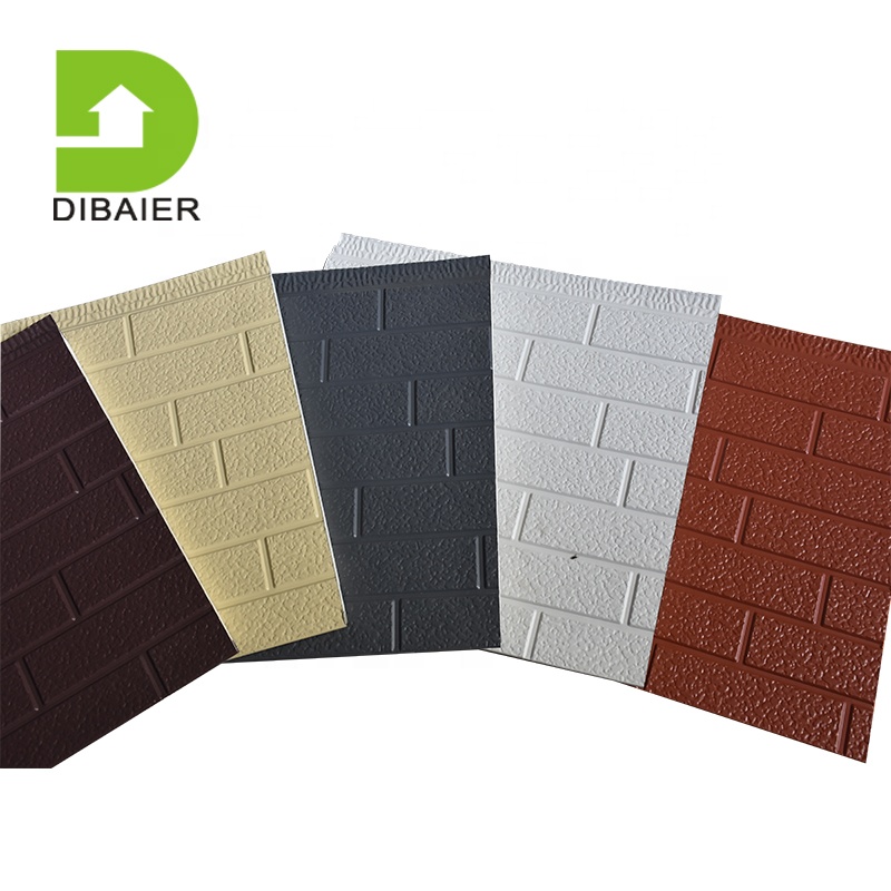 Dibaier prefabricated sandwich house 16mm decorative insulated metal panel