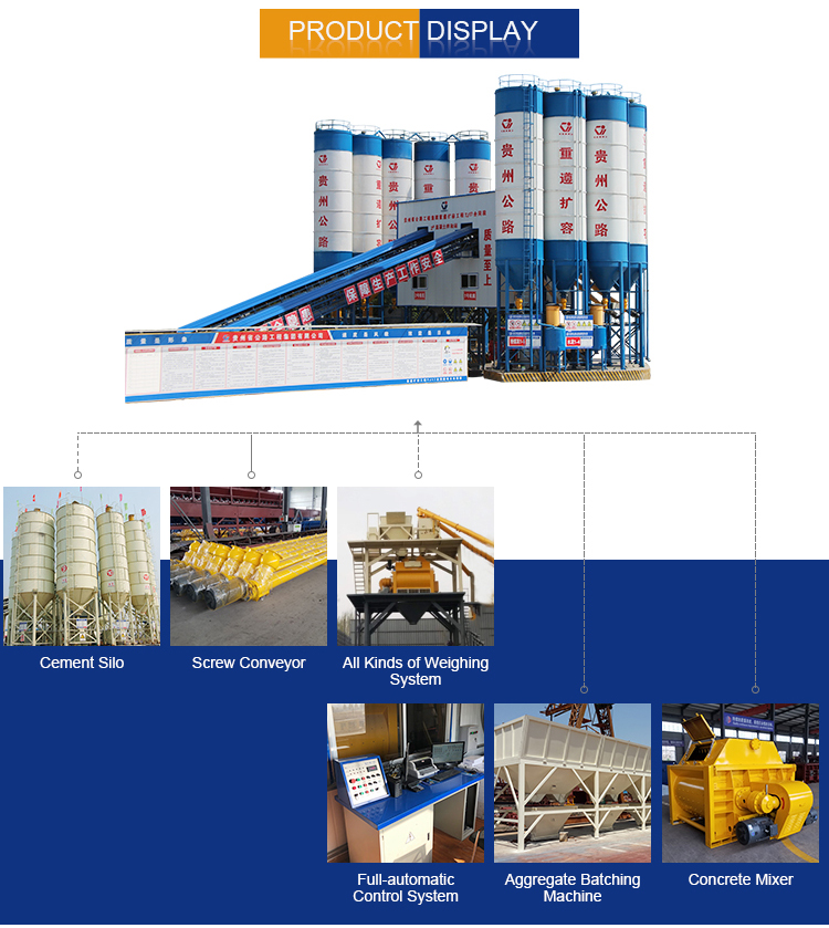 Concrete batching plant for sale with factory price