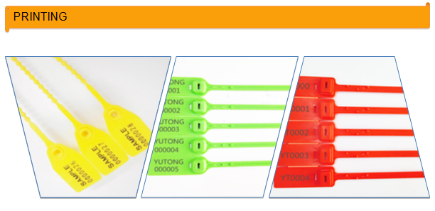 Hot Selling  plastic seal tag plastic lock seal sticker for logistics YT-PS8801