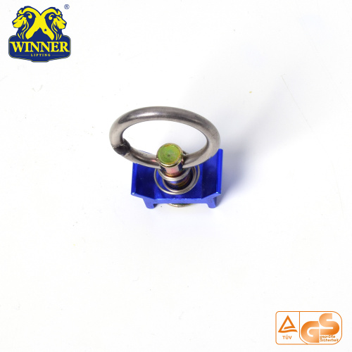 Racor simple con anillo redondo de acero inoxidable