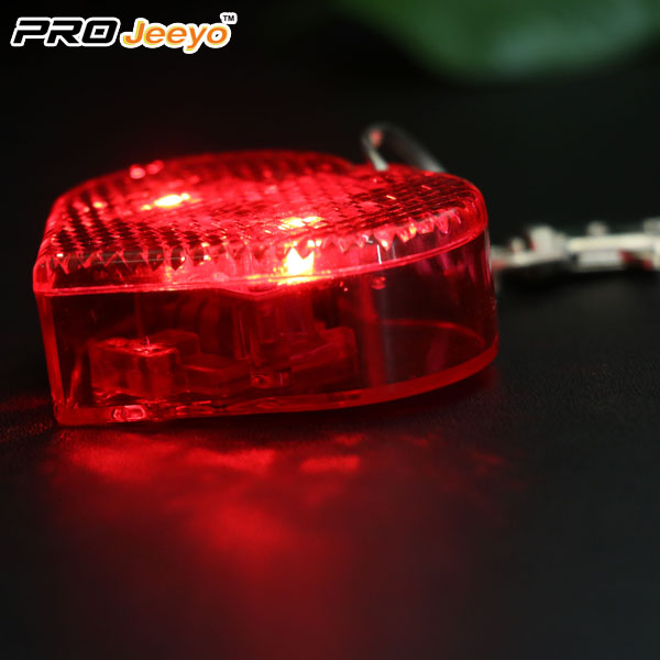 LED Hi Vis Safety Children School Bag Red Keychain RB-501D 4