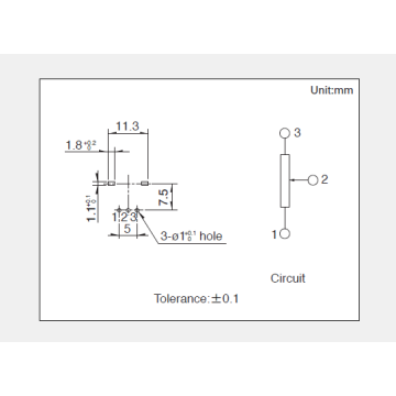 Rk09l series Rotary potentiometer