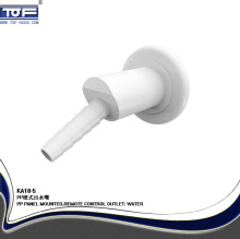 PP Panel Mounted Remote Control Outlet: Water