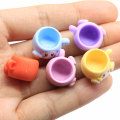 Niedliche Miniatur Puppenhaus Mini DIY Milch Kaffeetasse Becher Rollenspiel Essen für Puppe Küche Spielzeug Harz Planar Flatback sortiert