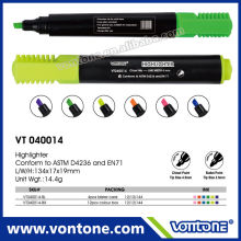 promotional multi colored Highlighter pen solid highlighter