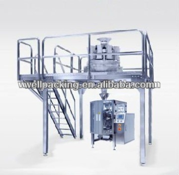 Supporting platform for multihead weigher