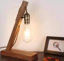 Wooden Desk Light Electric Wood Table Lamp
