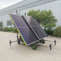 8 m led high portable solar light tower