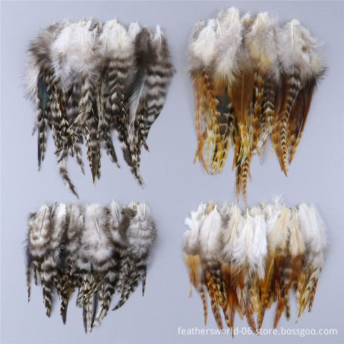 Colorful Rooster Feathers: Ideal for DIY Dream Catchers, Crafts, and Jewelry Making