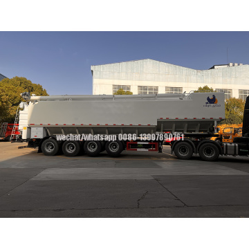 60m³ BPW Axle Aluminium Alloy Poultry Feed Transport Semi Trailer