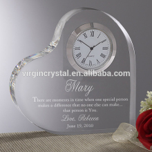 K9 Heart Shape Crystal Digital Clock For Novel Mother's Day Gift