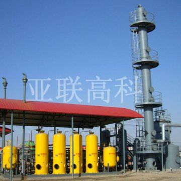Technology of methane purification through marsh gas decarbonization