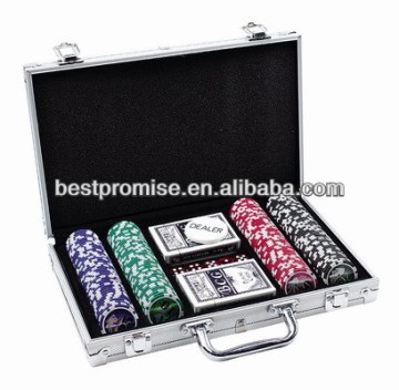 200pcs Poker chip set Laser Poker Set in Aluminum Case