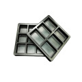 Kundenspezifische schwarze Schokolade Kunststoff Blister Tray Insert