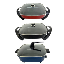 Electric Mini Frying Pan with Automatic Stirrer