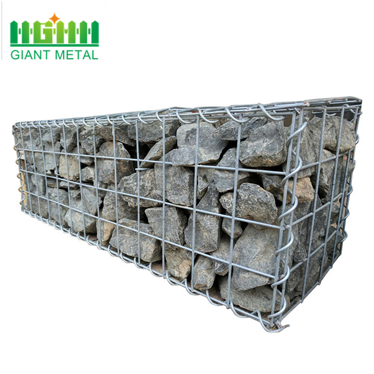 Hot dipped galvanized wire mesh stone gabion