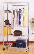 chrome garment rack