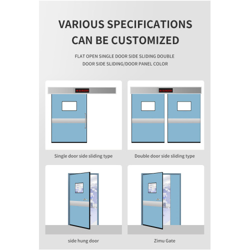 Medical sliding door for hospital