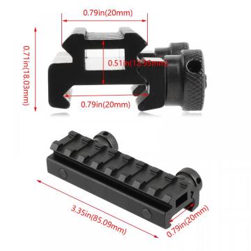 Riflesocope Riser Base Mount Picatinny Adapter