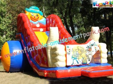 Kids Outdoor Playground Funny Game Inflatable Slide Equipment For Rent, Commercial