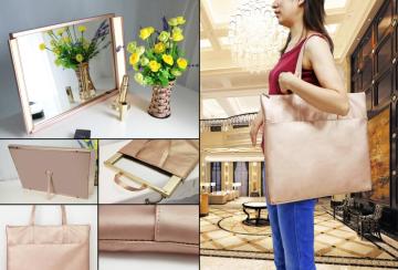 Professional led lighting makeup magnifying modern mirror with aluminum frame