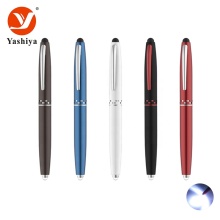China Suppliers Custom Logo Ballpoint Pens with LED Light