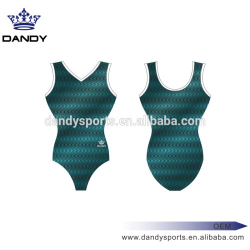 धारीदार कस्टम अभ्यास बच्चों डांस Leotards