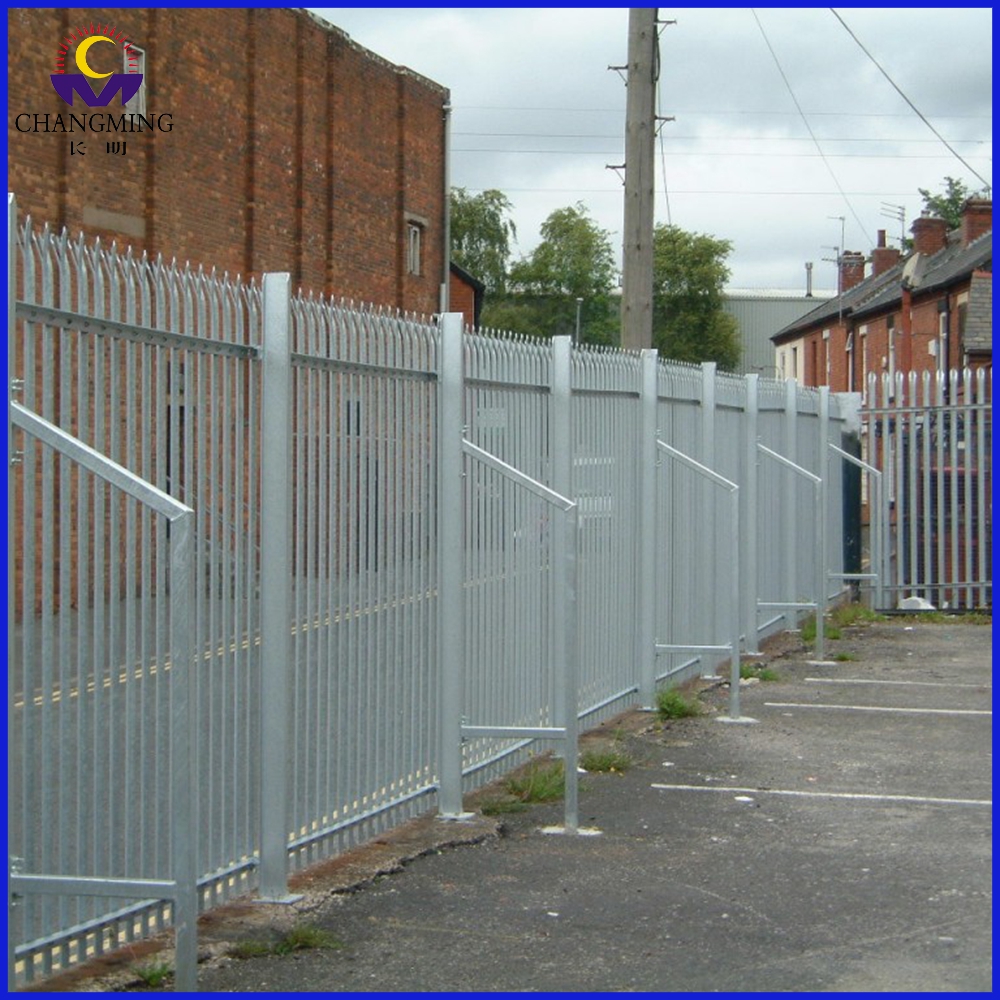 Easily Assembled Iron Palisade Fences Panels