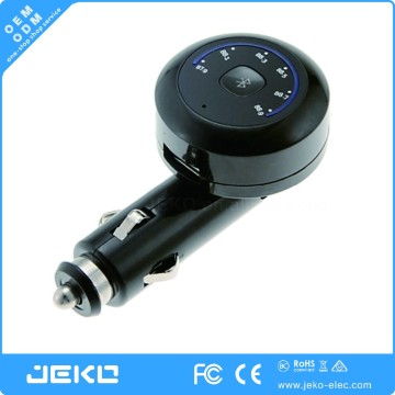 Bluetooth handfree car charger with FM radio and usb port car charger